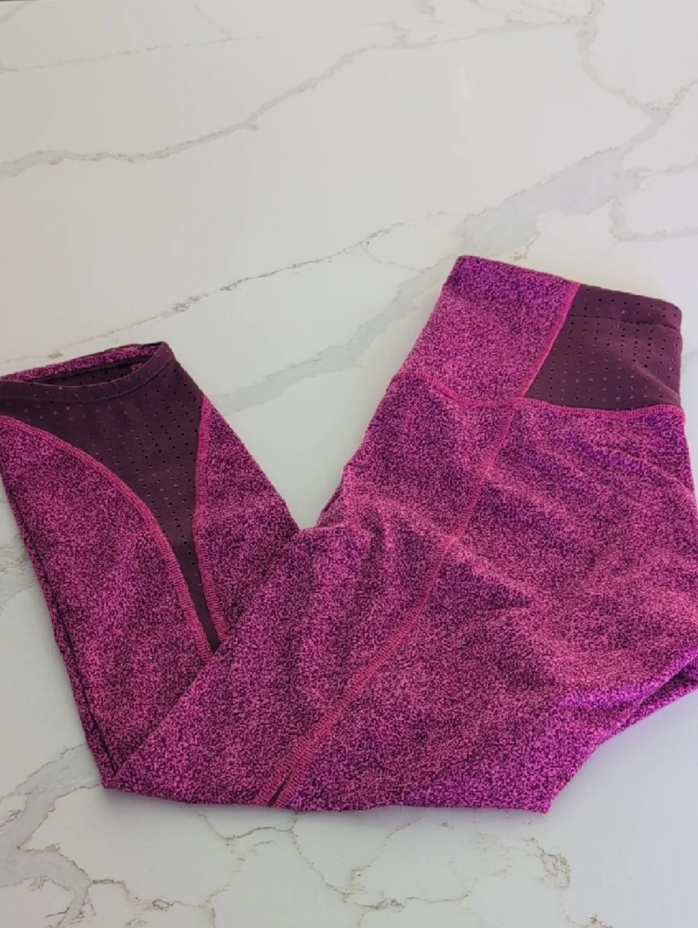 lululemon athletica Purple Heathered Capri Leggings